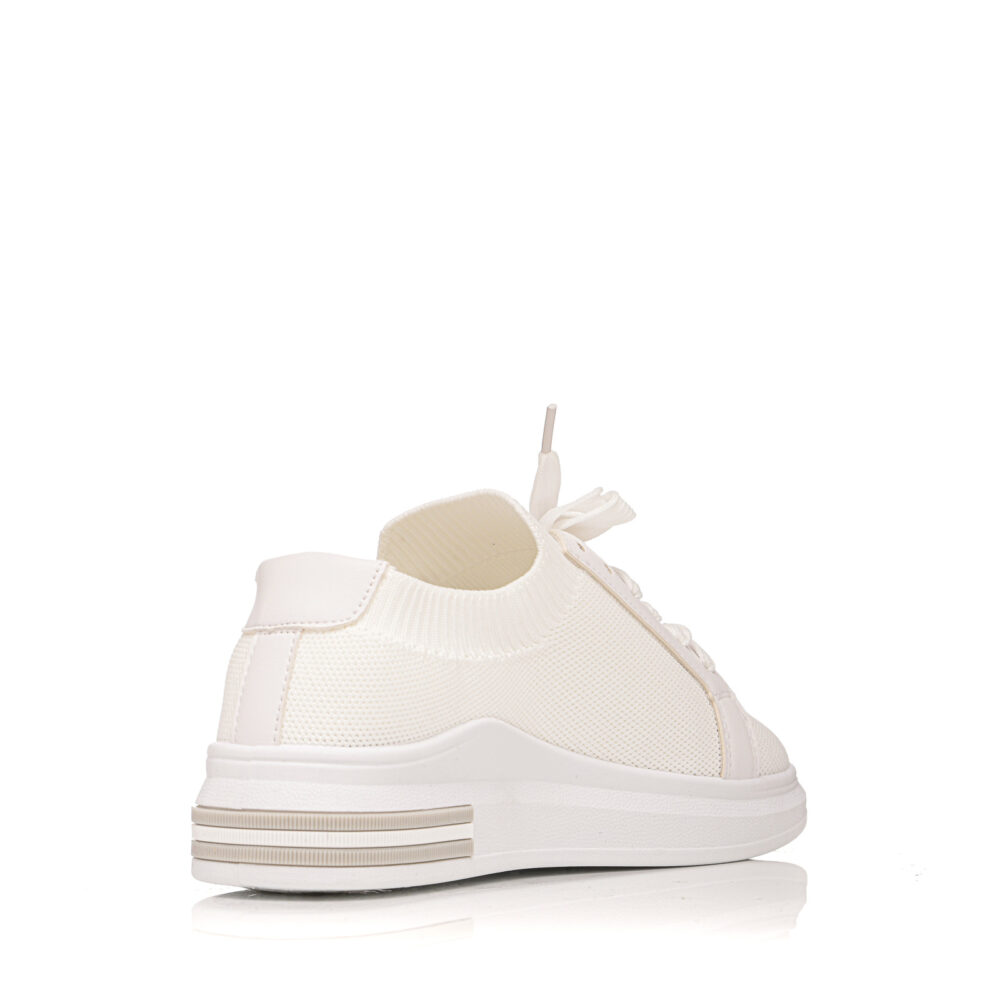 Sport cloth with raised white sole white