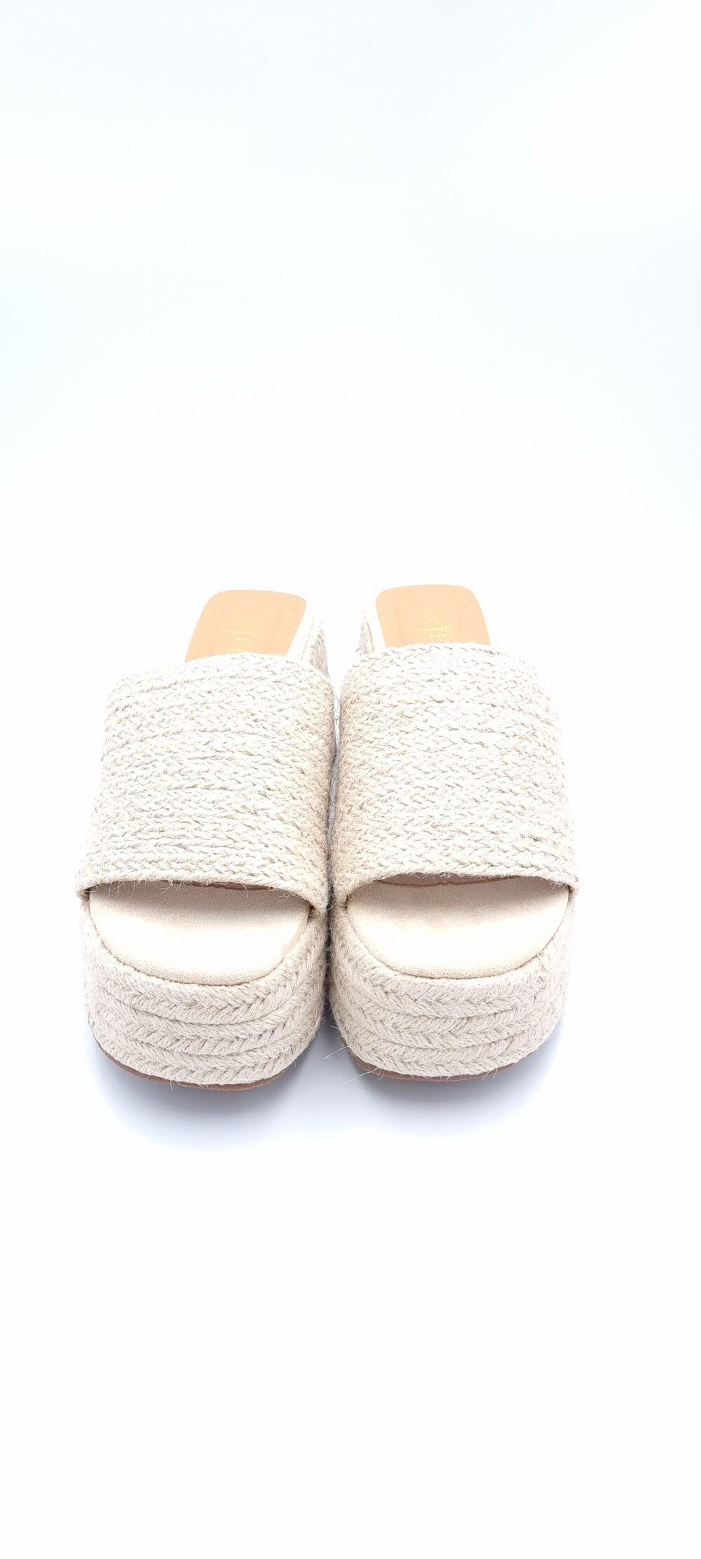 Beige light back platform