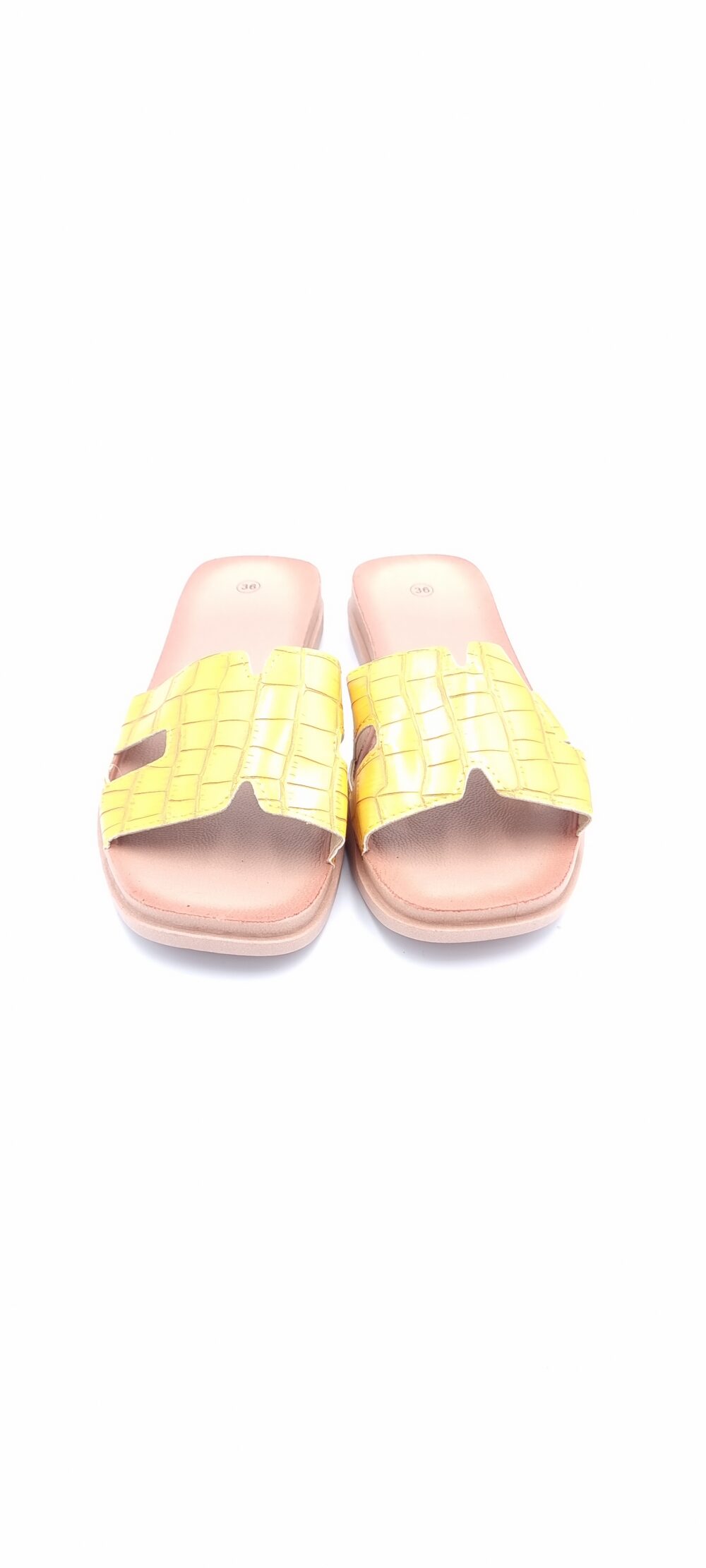 Crocus yellow slipper sandal