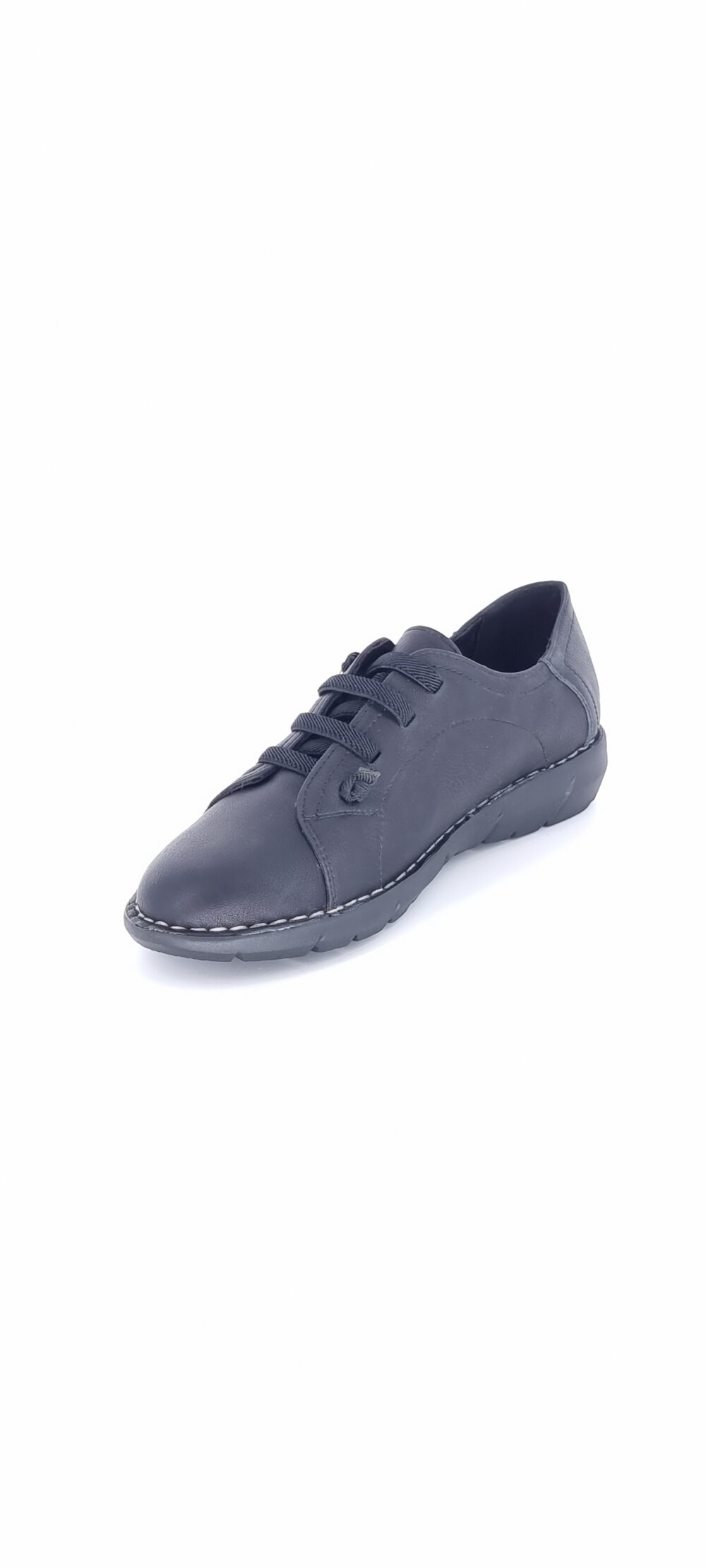 Sneaker με κορδόνια μαύρο