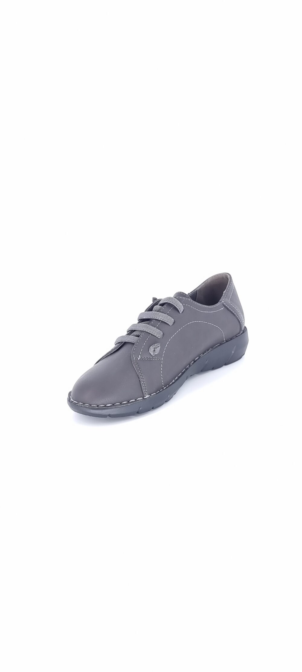 Sneaker με κορδόνια γκρι