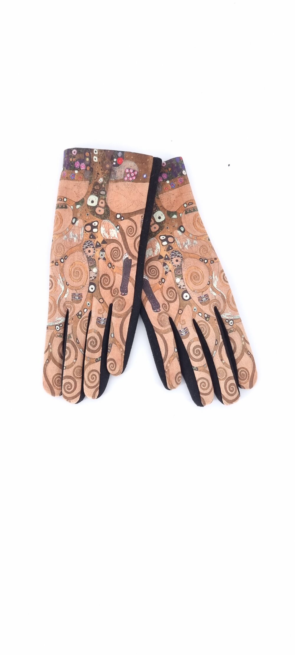 Γάντια με μοτίβο πίνακα του Klimt Το δέντρο της ζωής