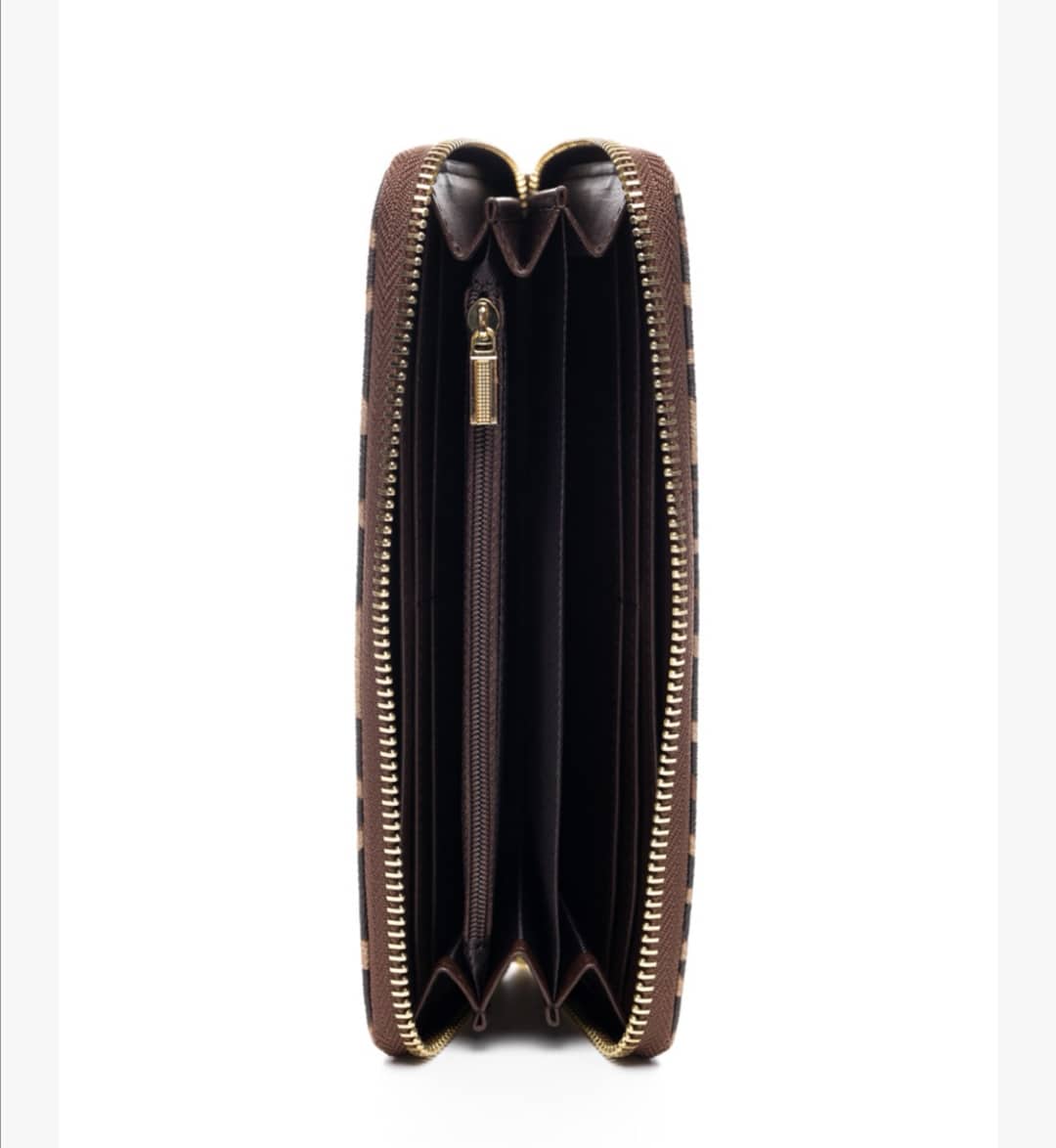 Πορτοφόλι μπεζ σε συνδυασμό με μαύρο και μοτίβο ζέβρας veta bags accesories