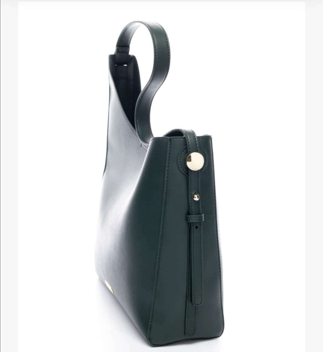 Τσάντα ώμου πράσινη με έξτρα τσαντάκι σε φλοράλ μοτίβο veta bags accesories
