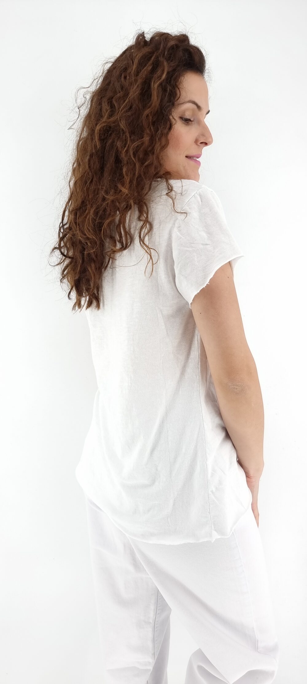 T-shirt άσπρο με στάμπα βέσπα