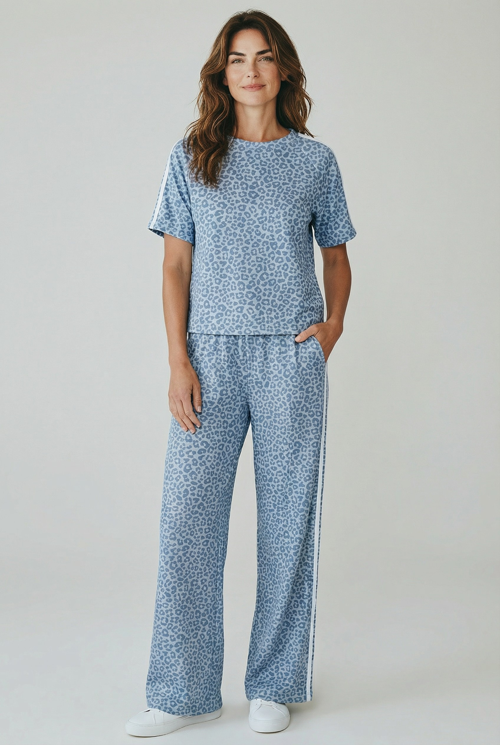 Σετ φόρμας λεοπάρ σιελ