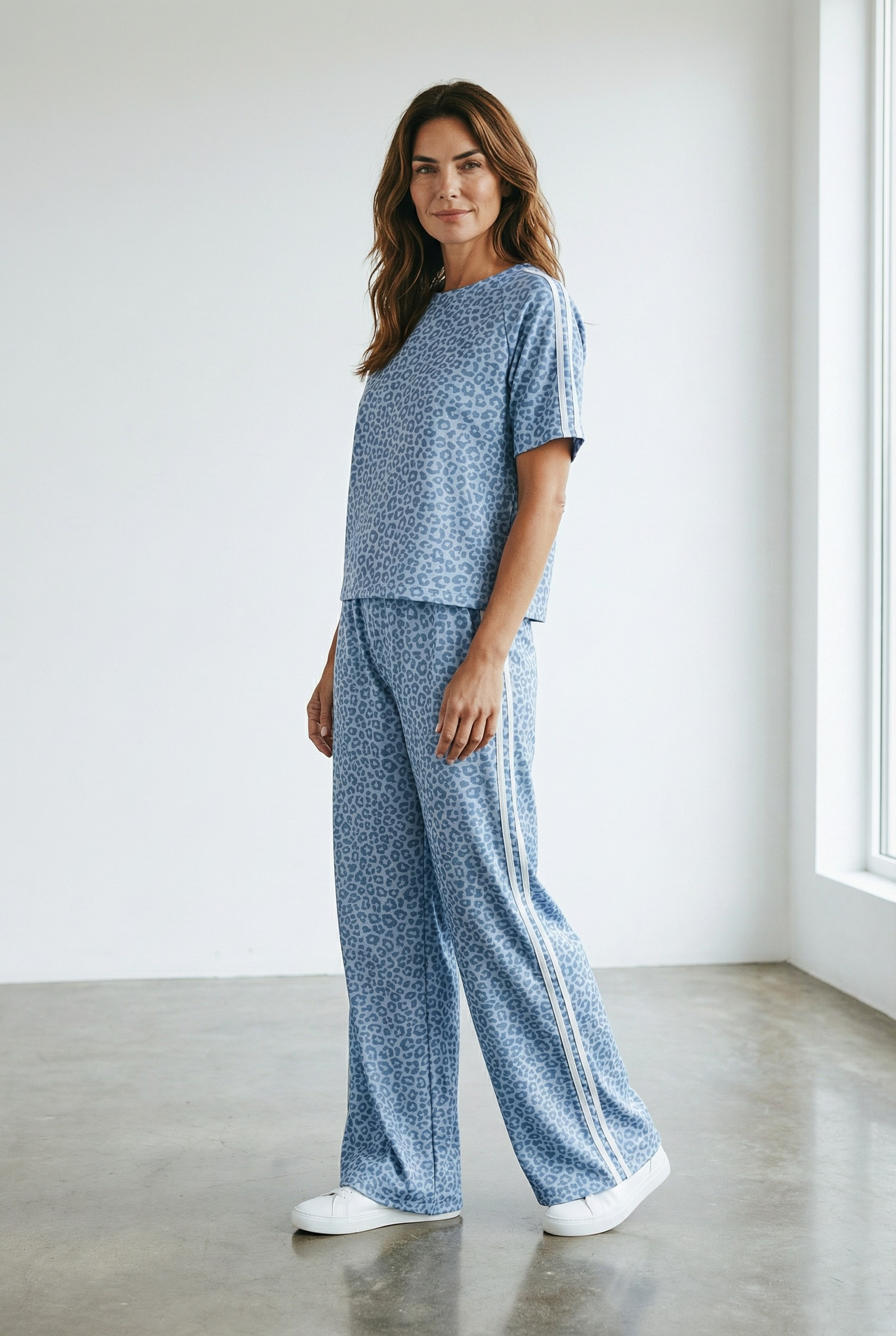 Σετ φόρμας λεοπάρ σιελ Σετ φόρμας λεοπάρ σιελ