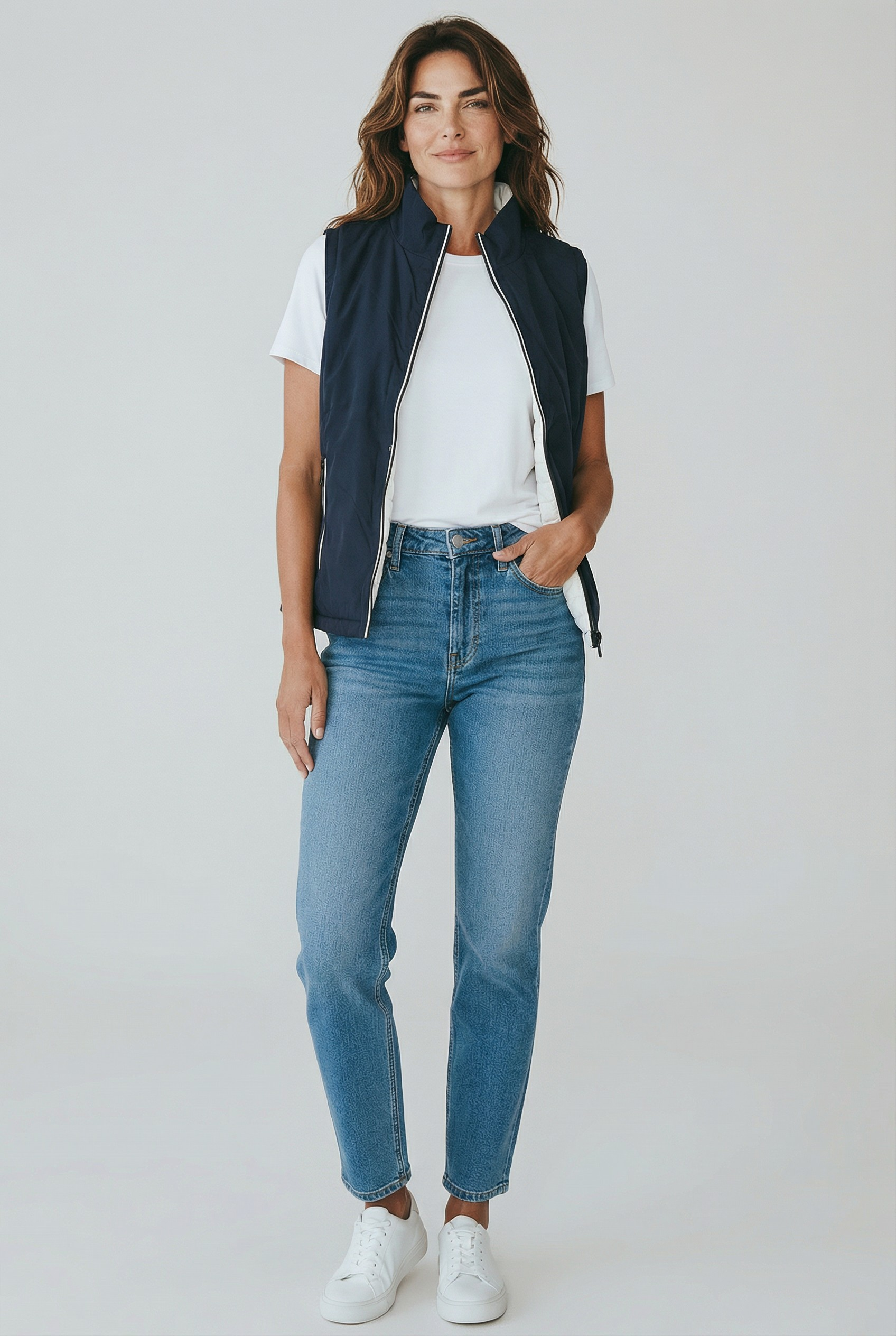 Αμάνικο διπλής όψης μαύρο-μπεζ